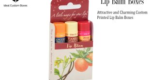 Attractive and Charming Custom Printed Lip Balm Boxes
