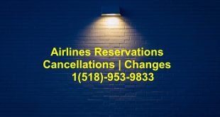 Airlines Ticket Reservation Number