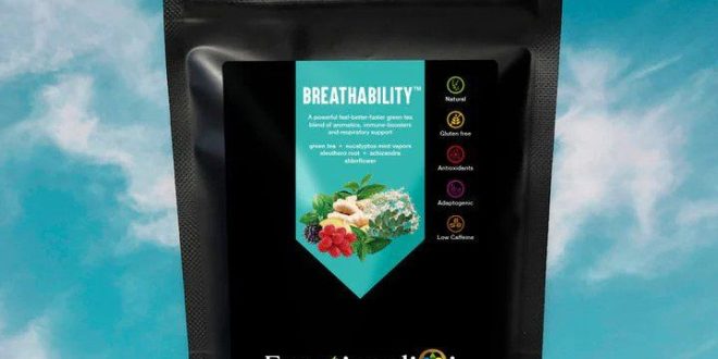 breathability with green tea